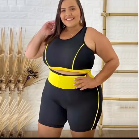 Roupa para hotsell pilates plus size