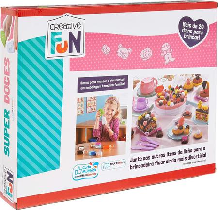 Kit Comidinha Infantil - Creative Fun - Café da Manhã - Multikids