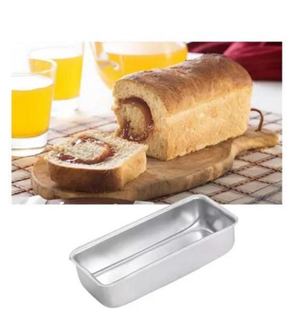 Imagem de Conjunto de Assadeira, Kit Com 3 Formas Para Fazer  Pão De 24cm Em Alumínio Extra Alta