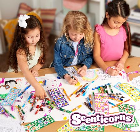 Imagem de Conjunto de atividades Scenticorns Kids com materiais de arte para crianças de 6 a 9 anos G