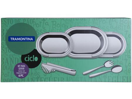 Imagem de Conjunto de Baixelas Tramontina Inox 6 Peças