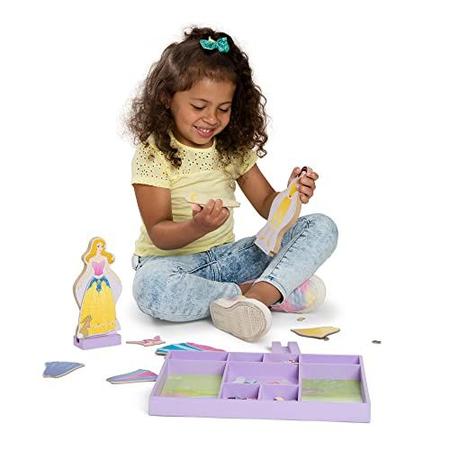 Melissa and doug hotsell disney magnetic dolls