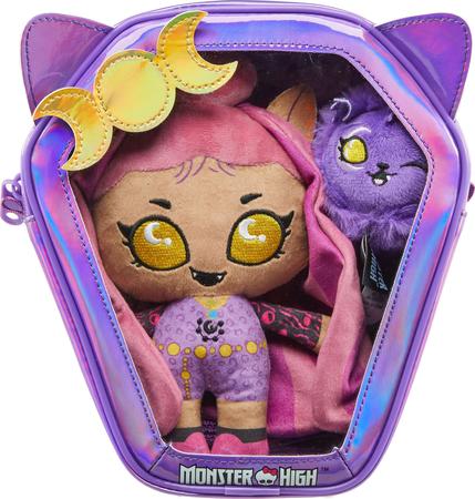 Imagem de Conjunto de bonecas de pelúcia Monster High Ghoul N Go Clawdeen Wolf com animal de estimação