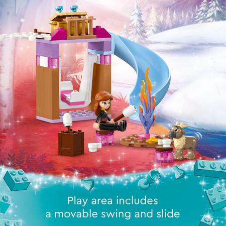 Imagem de Conjunto de brinquedos LEGO Disney Frozen Elsa's Frozen Princess Castle