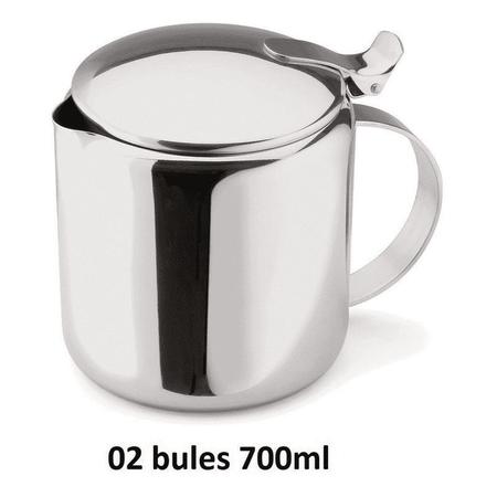 Imagem de Conjunto De Café e Chá Com 6 peças de Aço Inox Bules Bandeja