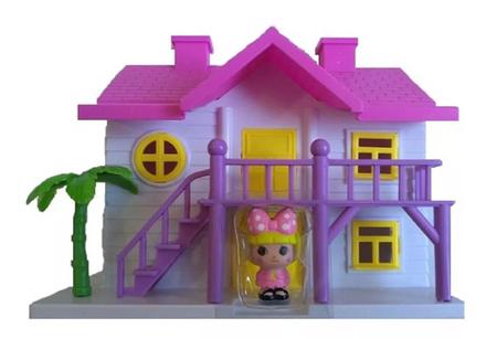 Conjunto de Casinha e Pets Minihouse DTC Vilma Casinha de
