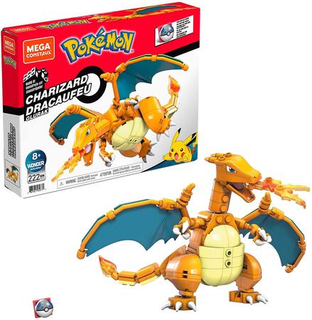 Conjunto de Construção Charizard Pokemon Mega Construx, Brinquedos