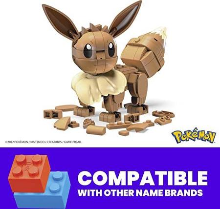 Mega pokémon cada eevee evolução brinquedo conjunto de construção