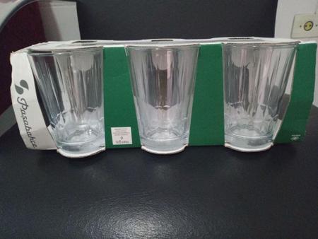 Imagem de Conjunto de Copos Nergis 10 cm 235 ml vidro para tomar água e refrigerante e água 6pcs . - Sod Egito