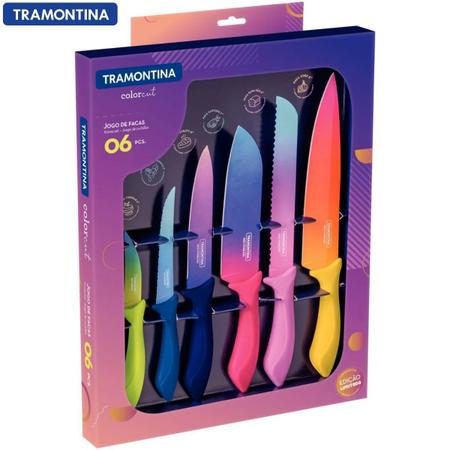 Imagem de Conjunto de Facas Colorcut 6 peças - Tramontina