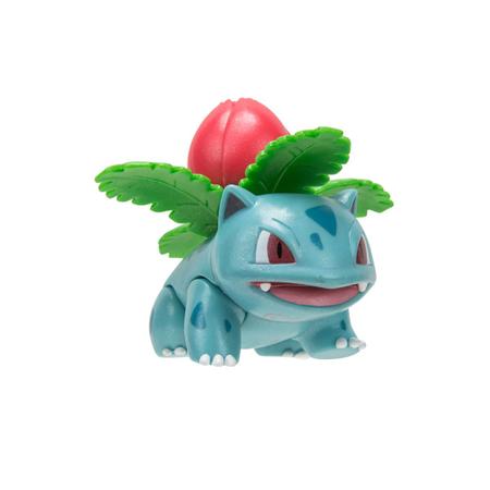 Colecionável Pokémon Clássico 1ª Geração Bulbassauro - Tipo Planta