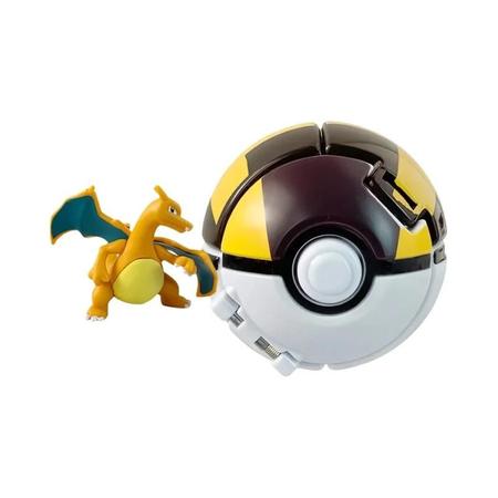 Imagem de Conjunto De Figuras De Ação Pokémon Pikachu Charizard Mewtwo Bulbasaur Squirtle Mew Pokeball Toy