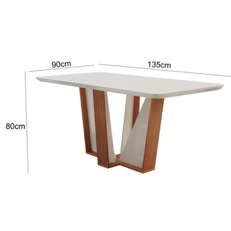 Cadeiras para Mesa de Jantar Estofada - Veneza - LJ Móveis