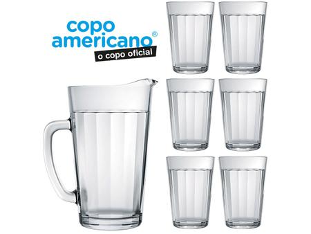 Imagem de Conjunto de Jarra 1,2L e Copos 300ml de Vidro