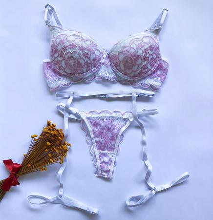 Conjunto de lingerie com cinta Liga sedução! - Cherry Tropical Moda Íntima  - Conjunto de Lingerie - Magazine Luiza
