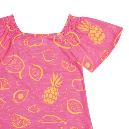 Imagem de Conjunto De Menina Roupa Infantil Blusa Short Feminino Verão