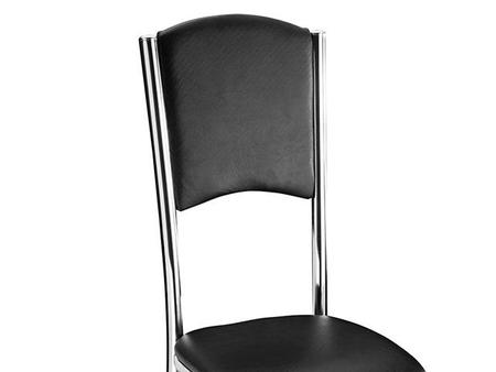 Imagem de Conjunto de Mesa Aço cromado com 6 Cadeiras