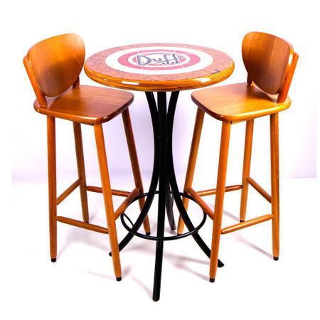 Imagem de Conjunto de mesa bistrô com 2 banquetas azulejo duff - mel