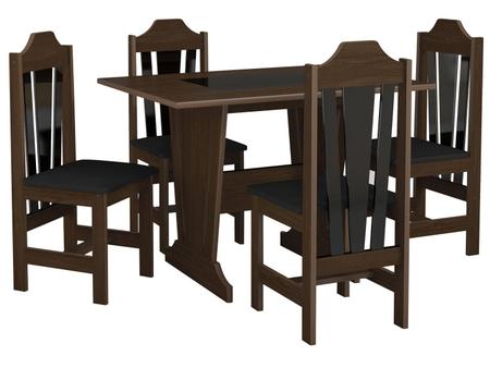 Imagem de Conjunto de Mesa com 4 Cadeiras Ibiza
