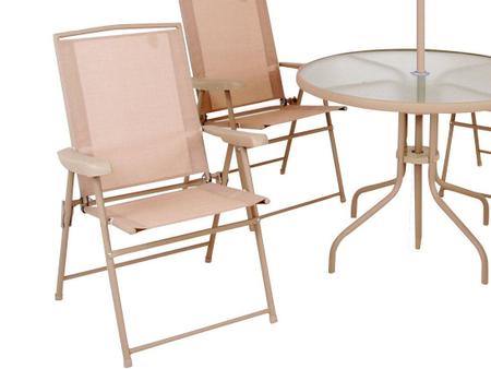 Imagem de Conjunto de Mesa com 4 Cadeiras Malibu 