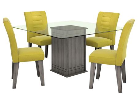 Imagem de Conjunto de Mesa com 4 Cadeiras Movale