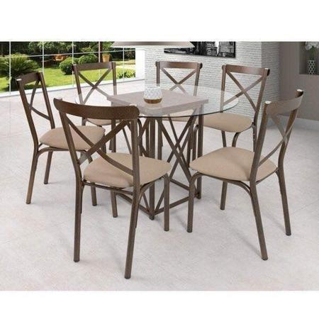 Sala de Jantar-Jogo de Mesa com 6 cadeiras-Copa-Móveis em Oferta (Novo) -  Móveis - Conjunto Habitacional Karina, Maringá 1243140648