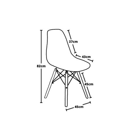 Imagem de Conjunto de Mesa Dobrável Retrátil 1,40 Branco/Noronha Inox + 2 Cadeiras Eiffel - Marrom