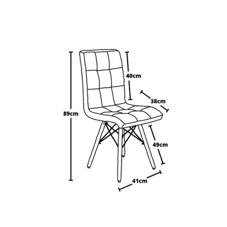 Imagem de Conjunto de Mesa Dobrável Retrátil 1,40 Branco/Noronha Inox + 2 Cadeiras Gomos - Rosa