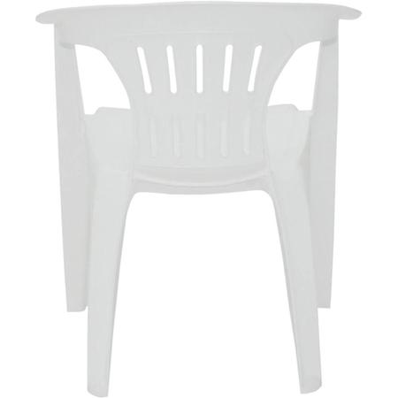 Imagem de Conjunto de Mesa e Cadeiras Plásticas Tramontina, Branco