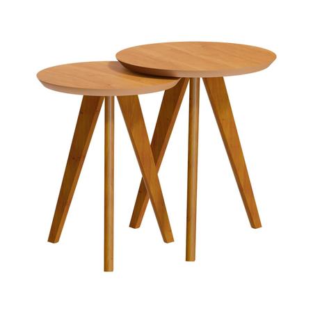 Imagem de Conjunto De Mesa Lateral Redonda Nature Classic Imcal