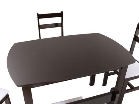 Imagem de Conjunto de Mesa Madeira Maciça com 4 Cadeiras