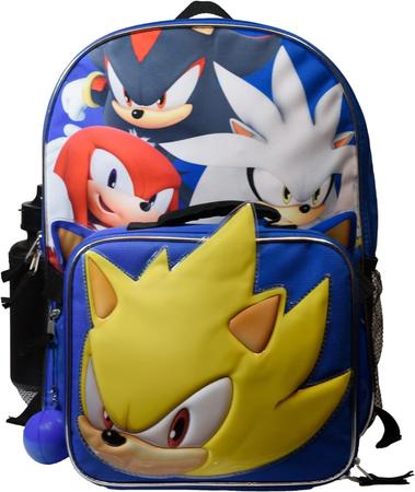 Imagem de Conjunto de mochilas AI ACCESSORY INNOVATIONS Sega Sonic the Hedgehog