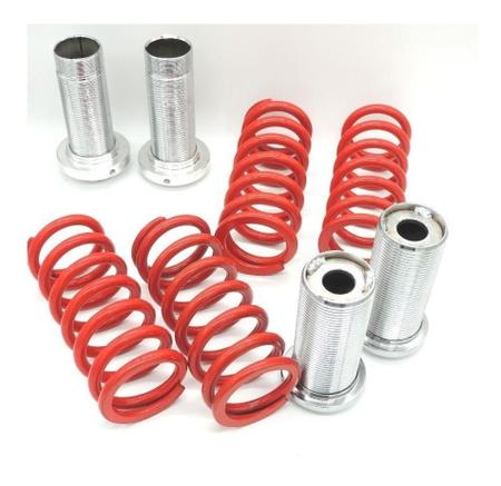 Conjunto De Mola Slim E Tubo De Rosca Com Flange - Civic 95 - Macaulay Imagem de Conjunto De Mola Slim E Tubo De Rosca Com Flange - Civic 95