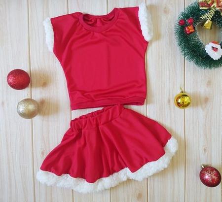 Roupa de natal hotsell para bebe menina