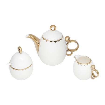 Imagem de Conjunto De Porcelana Para Café E Chá 3 peças Wolff