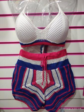 Conjunto de praia em tricô feminino - Delicada lingerie Brás - Conjunto de  Roupa Feminina - Magazine Luiza