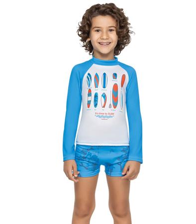 Conjunto de Praia Infantil Masculino Trick Nick Azul Trick Nick