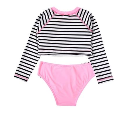 Roupas de bebê Kawaii para meninas clássicas fofas de caranguejo preppy  conjuntos de roupas de natação modernas integradas, >4-m, 6 Anos