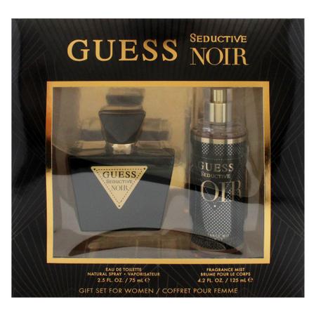 Imagem de Conjunto de presente Perfume Guess Seductive Noir para mulheres com 2 peças