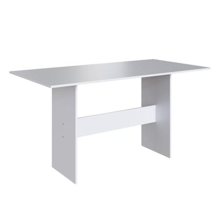 Conjunto De Sala De Jantar Fidelitá Siena Com 6 Cadeiras Branco Assento Preto - Fidelitá Móveis Imagem de Conjunto De Sala De Jantar Fidelitá Siena Com 6 Cadeiras Branco Assento Preto
