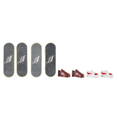 Conjunto de Skate de Dedos Hot Wheels - Pacote Truques Incríveis - 4 Skates - Tony Hawk - Sortido - Mattel Imagem de Conjunto de Skate de Dedos Hot Wheels - Pacote Truques Incríveis - 4 Skates - Tony Hawk - Sortido - Mattel