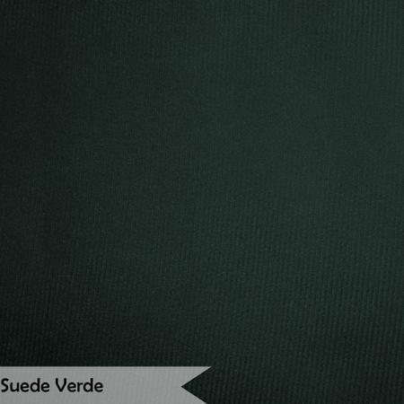 Imagem de Conjunto Decorativo Poltrona com Puff Opala Suede Verde - Montanaris Decor