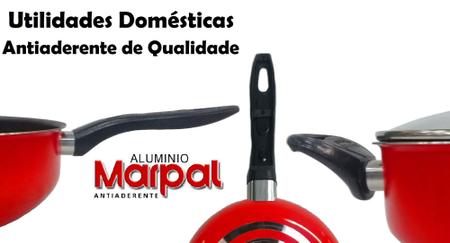 Imagem de Conjunto dePanelas Antiaderente Vermelho 09 Peças RED