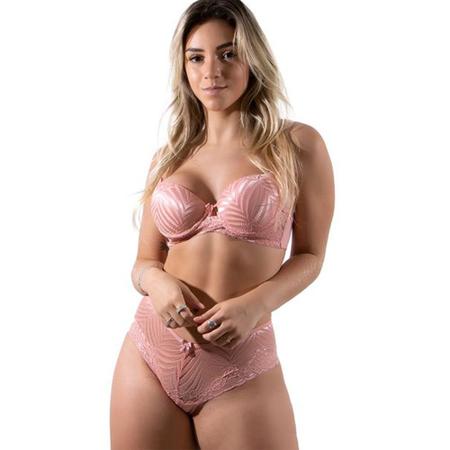 Imagem de Conjunto Diluxo Florença com Caleçon Rosa