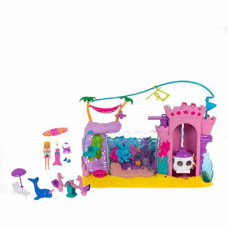 Conjunto e Boneca - Polly Pocket - Aventura Subaquática de Sereia