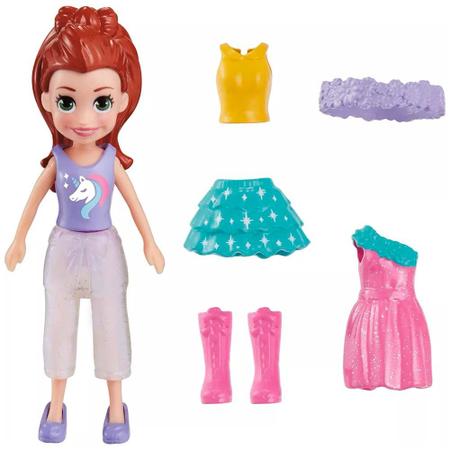 Conjunto e Boneca - Polly Pocket - Lila Shimmer - Mattel