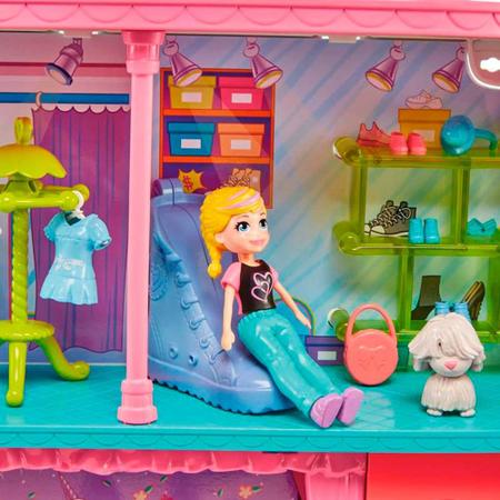 Conjunto e Boneca - Polly Pocket - Parque Aquático de Esportes - Mattel