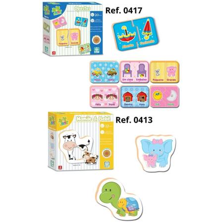 Conjunto 4 Quebra Cabeça Infantil Progressivo Animal 36 Pçs - Nig  Brinquedos - Quebra Cabeça Progressivo - Magazine Luiza