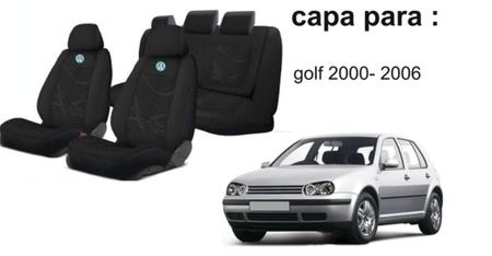 Imagem de "Conjunto Exclusivo Volkswagen: Capas de Banco Golf 2000-2006 + Chaveiro VW"