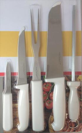 Imagem de Conjunto facas para churrasco Hauskraft 5 peças